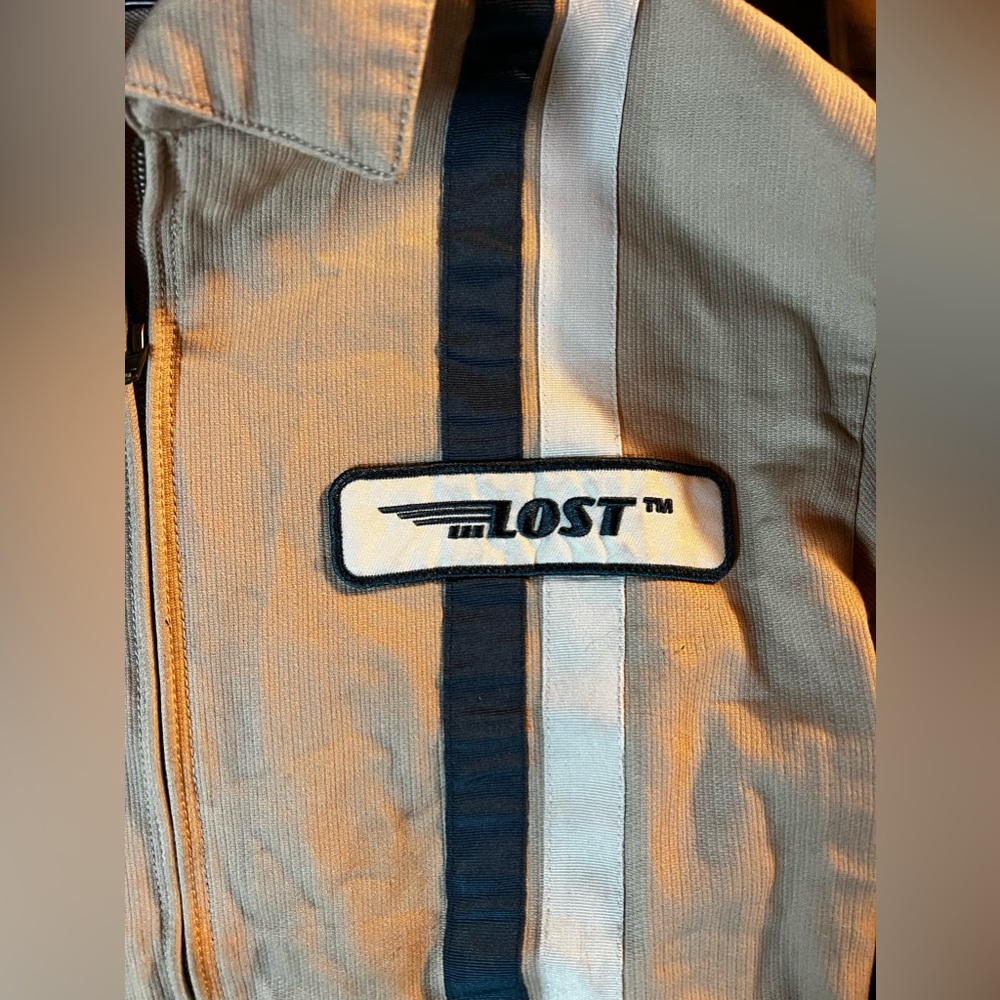 Lost Enterprises Men’s Zip Up Goodtime Jacket Skateboard Beige Size L